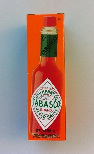 Packaging Design M #packaging #orange #red #tobasco