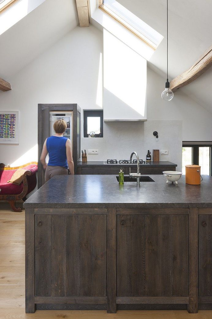 Old Clay Timbered House Renovated by Burobill 6