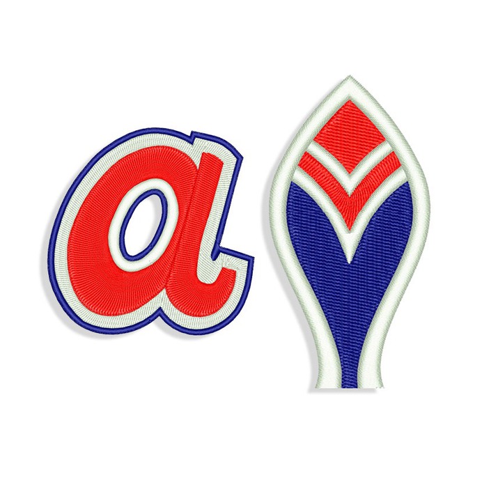 Atlanta Braves Embroidery design