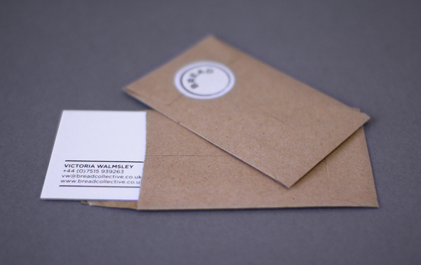 Bread Branding bread collective bread collective #business #card #kraft #stationery #sticker #paper