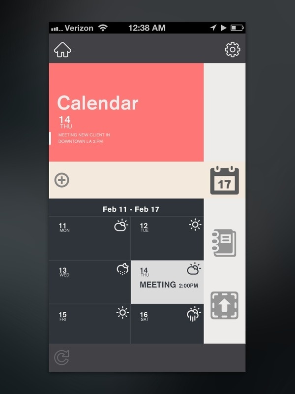 Taskpixels #flat #ux #ui #mobile #minimal #typography