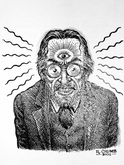 Phawker » Blog Archive » R. CRUMB: 'Minds Are Made To Be Blown' #robert #comix #book #comic #illustration #crumb
