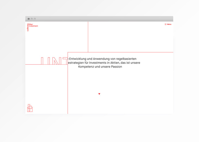 Mayr investment managers by moby digg münchen design branding corporate identity mindsparkle mag red munich stationery business card flag p