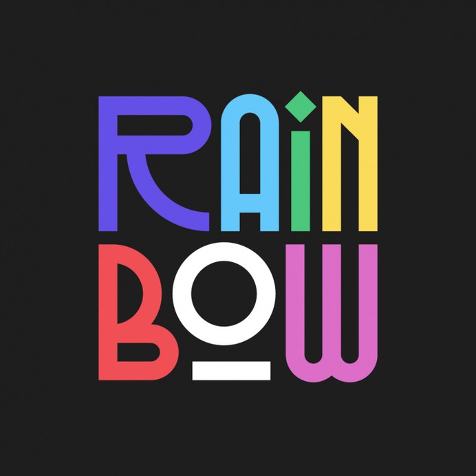 Rainbow – Lettering Series XII