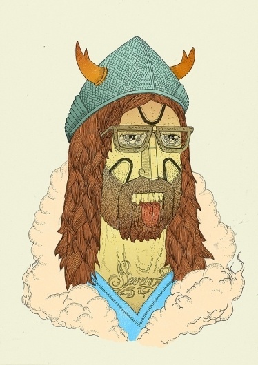 Illustrations Volume 2 on the Behance Network #illustration #viking
