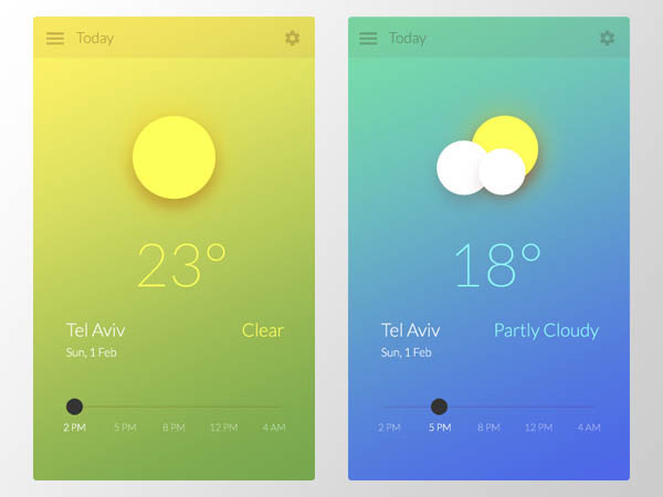 Weather App Interface