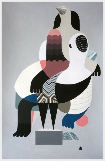 All sizes | VVV | Flickr - Photo Sharing! #abstract #vrancken #olivier #illustration #grey #vvv #creature