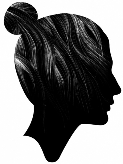 Creative Journal - design, art, architecture and photography inspiration #hair #profile #illustration #head