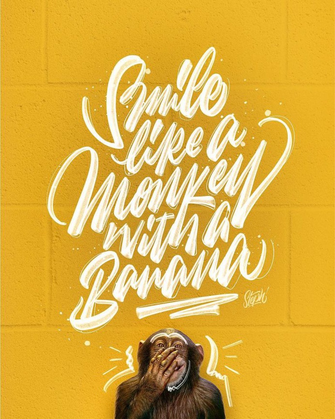 Smile Like a Monkey With a Banana