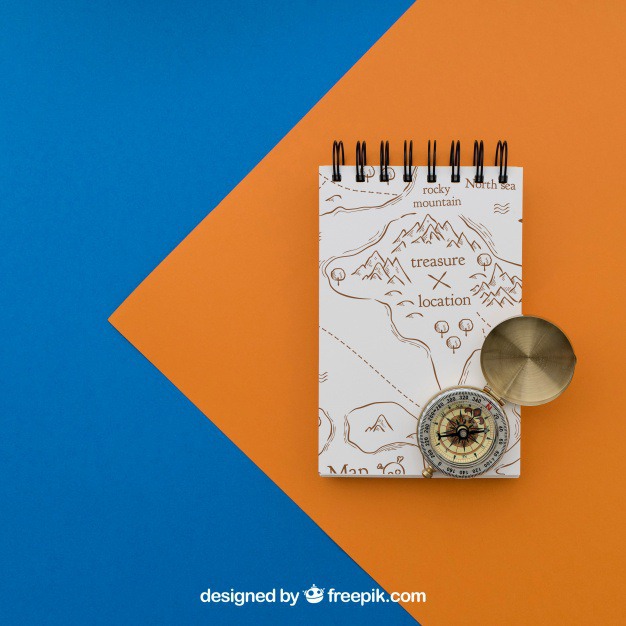 Notepad and compass Free Psd. See more inspiration related to Mockup, Travel, Summer, Paper, Mock up, Drawing, Compass, Adventure, Decorative, Tourism, Vacation, Trip, Holidays, Notepad, Journey, Up, Traveling, Items, Composition, Mock, Summertime and Touristic on Freepik.