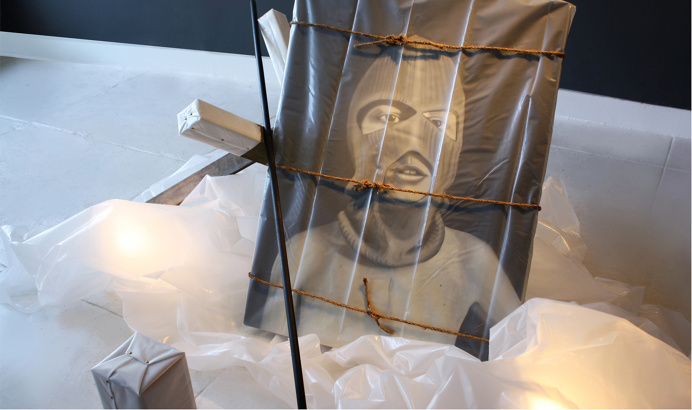 ardenprojectsArt installation by Jacob Arden McClure sculpture, oil on canvas. #conceptualart #JacobArdenMcClure #conceptualart #ardenprojec
