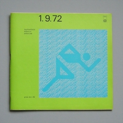 Otl Aicher 1972 Munich Olympics - Programmes #otl #1972 #aicher #olympics #munich