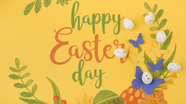 Happy easter day Free Psd. See more inspiration related to Flower, Mockup, Floral, Butterfly, Typography, Spring, Leaves, Celebration, Happy, Font, Holiday, Mock up, Easter, Plant, Drawing, Religion, Egg, Painting, Lettering, Traditional, Test, View, Up, Happy easter, Day, Top, Top view, Eggs, Cultural, Tradition, Composition, Mock, Seasonal and Paschal on Freepik.