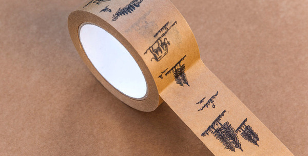 Packaging by Moodley | LLGD.net #tape #packaging #print #craft #paper
