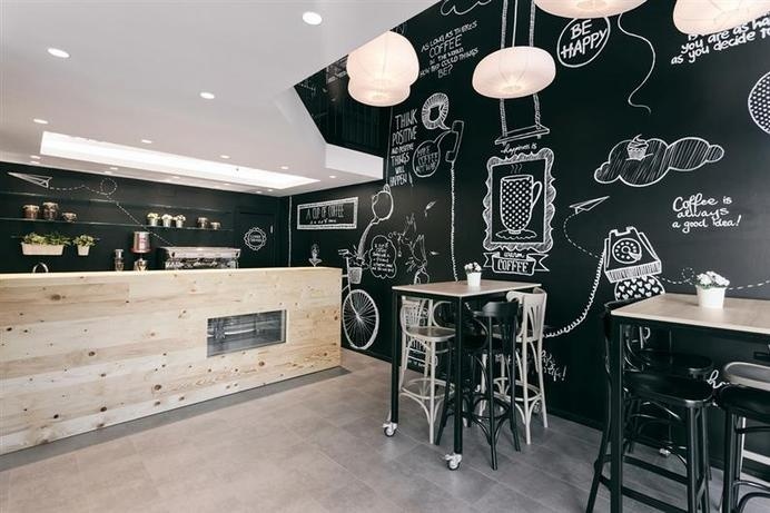 Stock Coffee by Arhitektura Budjevac - www.homeworlddesign.com #bar #cofe