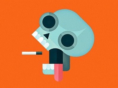 Small_smokie #skull #smoke