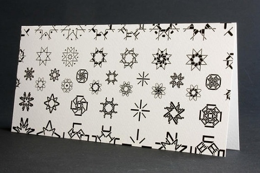 Creative Review - Greeting Card #greeting #print #identity #card