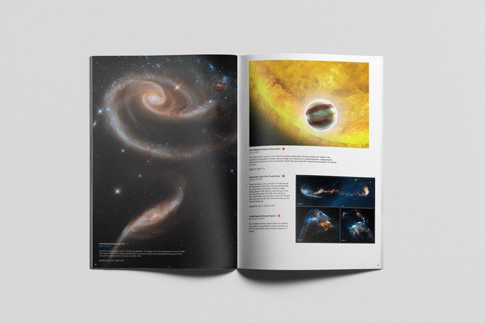 Hubble 25 Years On Book Design – Deivid Cole