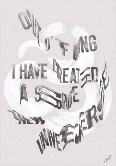 Typeverything.com -Â Poster for This Is Now... - Typeverything #paint #poster #typography