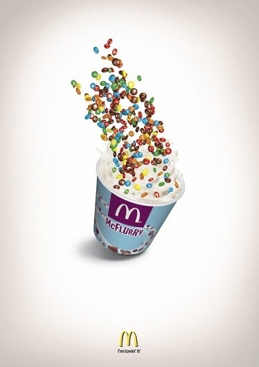 Mc Donald's on the Behance Network #mcdonalds #flurry #cgi #ice #mc