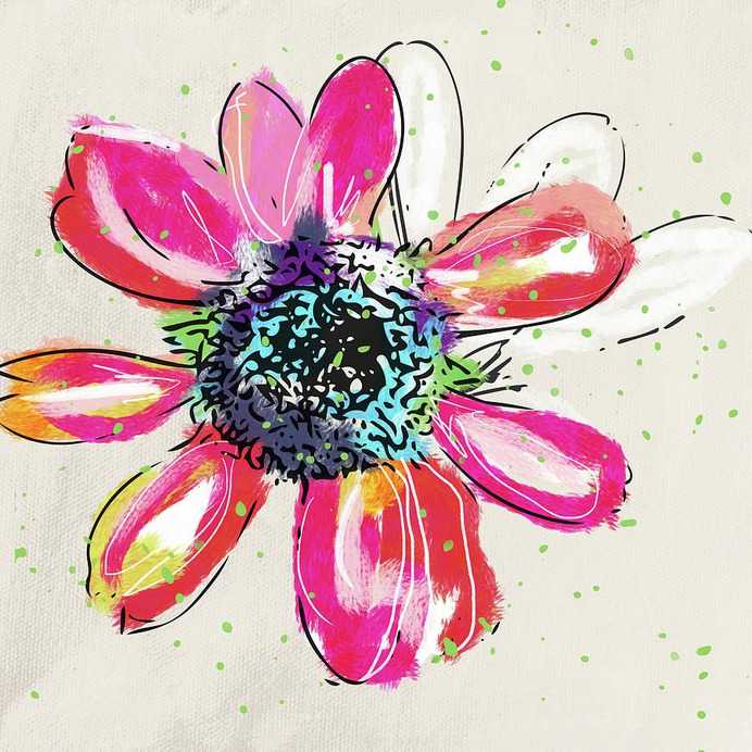 daisy painting & daisy paint by number #painting