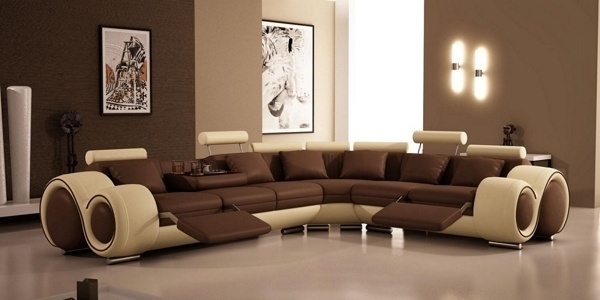 Wall colours for brown sofas soft brown hues #sofa #living #furniture #brown #room