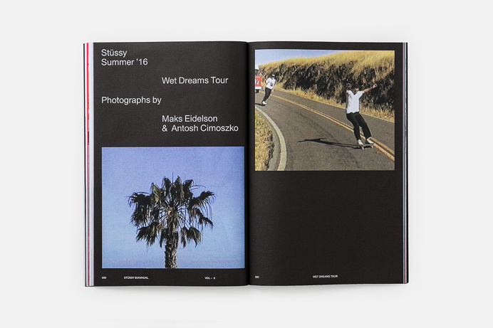 stussy editorial layout