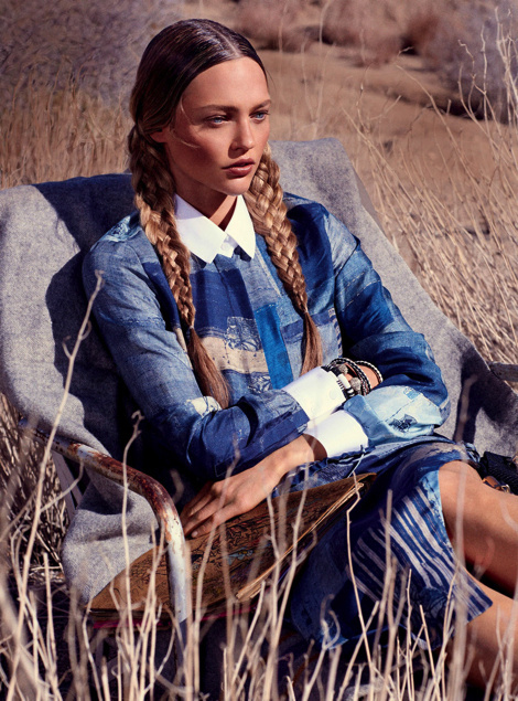 Sasha Pivovarova by Mikael Jansson for US Vogue #model #girl #photography #portrait #fashion