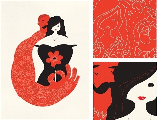 Spike Press #illustration #tattoo #poster