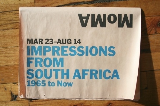 MoMA Hits the Streets With Newsprint #newsprint #design #graphic #publication #moma