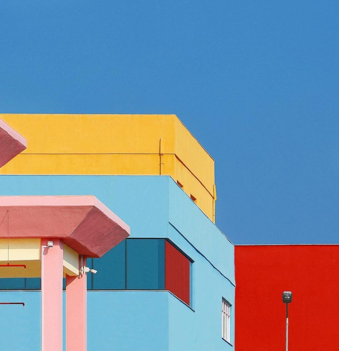 Rainbow Architecture: Geometric Abstraction of Istanbul by Yener Torun