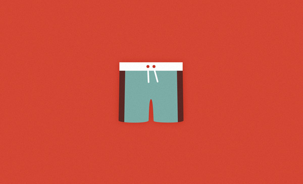 One of great illustrations from Camping App by Monologue #animation #pink #motion #trousers #illustration #blue