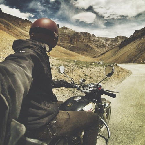motorbike selfie
