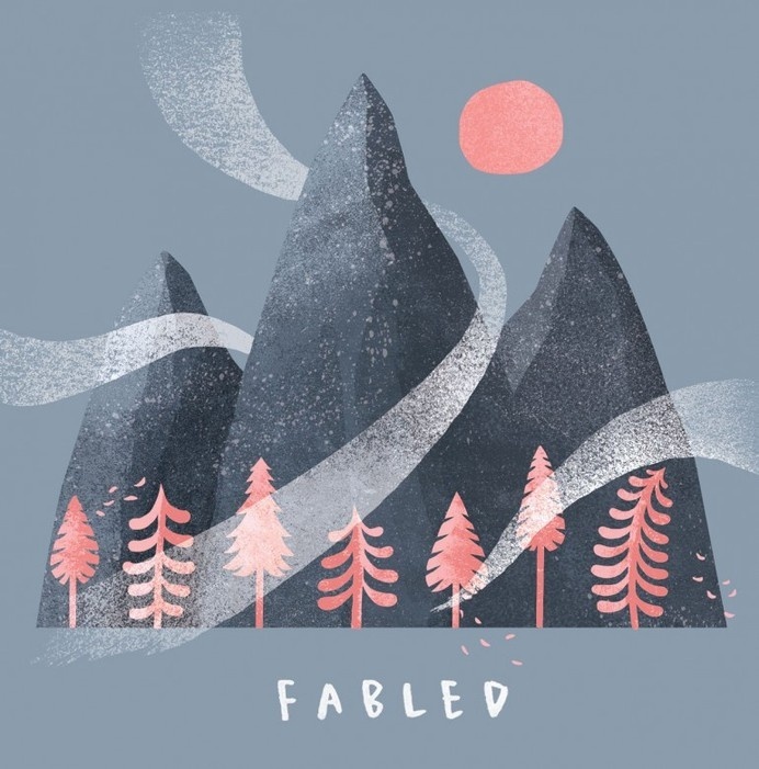 Artwork for the debut EP of Fabled, a London-based jazz band.