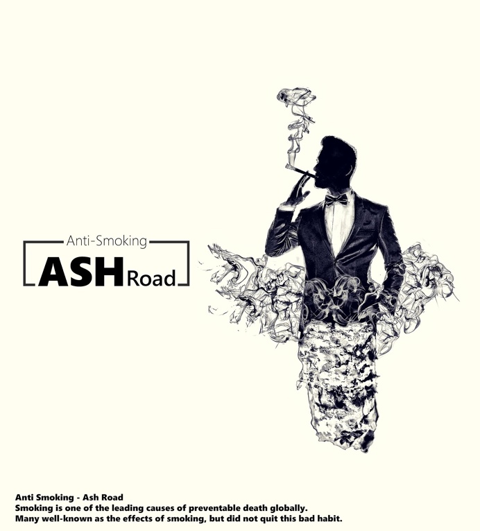 Anti Smoking "ASH ROAD" #ads #smoking #AntiSmoking