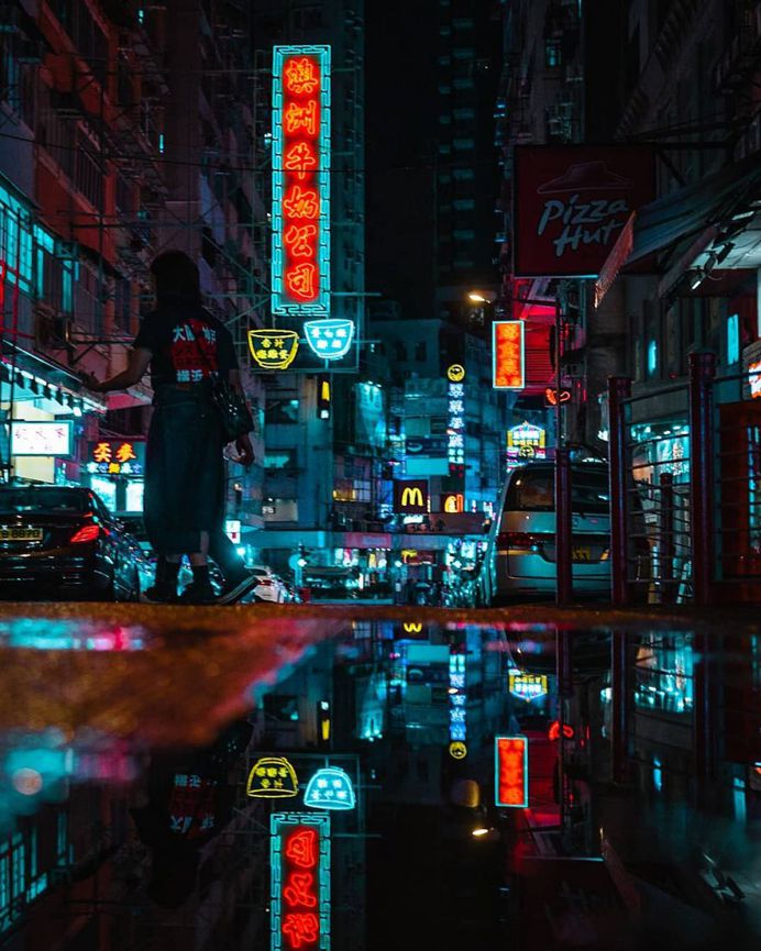 Stunning Cyberpunk Street Photography by Teemu Jarvinen