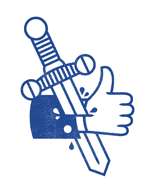 ~OPEN~YOUR~EYES~ #sword #thumbs #up #blue #hand