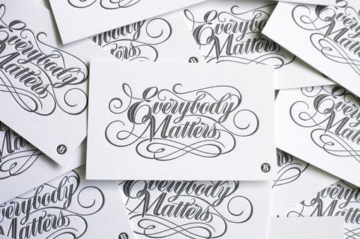 typographical cards #typography