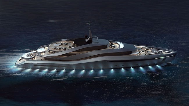 Aurea Yacht Concept by PininfarinaPininfarina unveiled in collaboration with Italian shipyard Rossinavi a 230-foot superyacht concept - Aure #aureayacht #pininfarina #luxuryes #aurea #richlife #millionaire #yacht #yachtgamestrong #goodlife