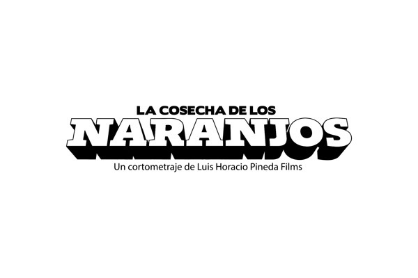 La Cosecha de los Naranjos #logotype #movie #design #orange #cosecha #simple #shortfilm #cine #naranjos #poster #film #cartel #logo #typography