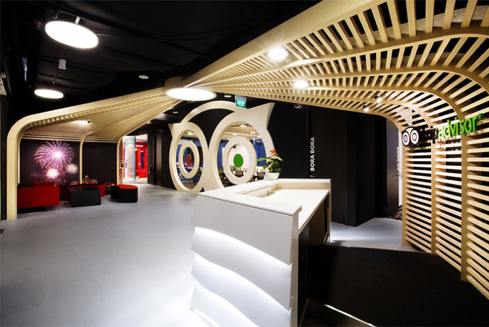 TripAdvisor's Office Designed by Singapore's Kyoob-id