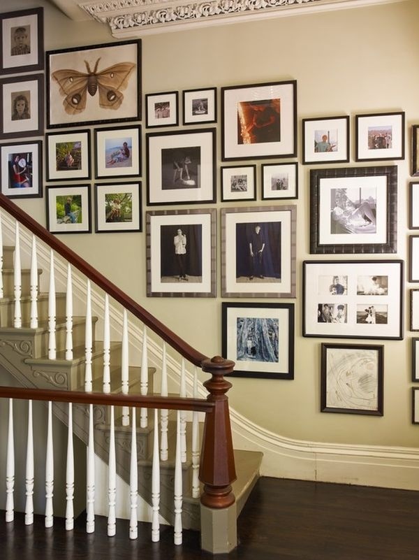 stairway gallery wall by Ilevel inc #picture #gallery