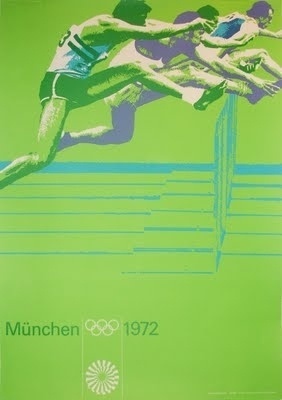 1972 Olympic flyer by Otl Aicher #otl #flyer #aicher #olympics #munich