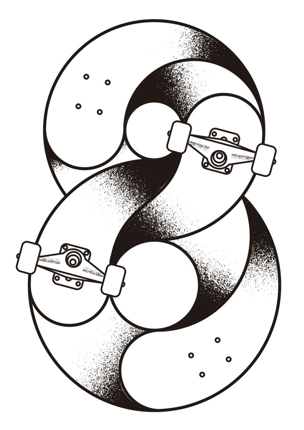 Numerografía Yorokobu #44 on Behance by Sergi Delgado