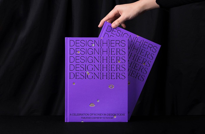 DESIGN{H}ERS Book - Mindsparkle Mag DESIGN{H}ERS is a stunning showcase of up-and-coming talent spanning across a variety of design mediums to highlight the distinction and diversity that women bring to their respective fields. #logo #packaging #identity #branding #design #color #photography #graphic #design #gallery #blog #project #mindsparkle #mag #beautiful #portfolio #designer