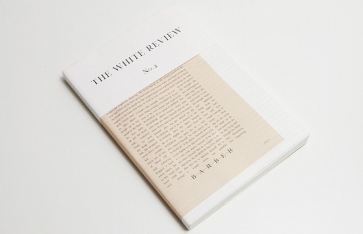 It's Nice That : The White Review No.2 #print #white