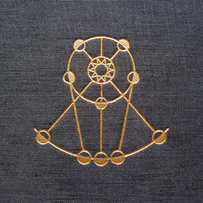 Astronomy #embossing #book #cover #linen #gold