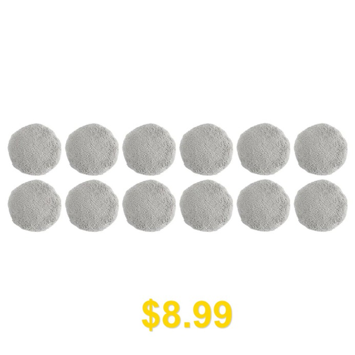 Alfawise #S60 #Window #Cleaner #Cleaning #Pad #Set #of #12 #- #GRAY