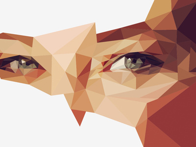Drib #eyes #triangle #portrait