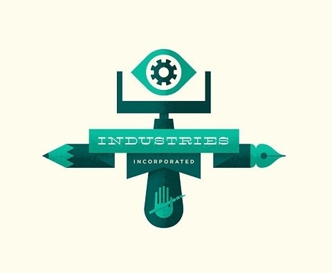 FFFFOUND! | Flickr Photo Download: Industries Incorporated #logo #print